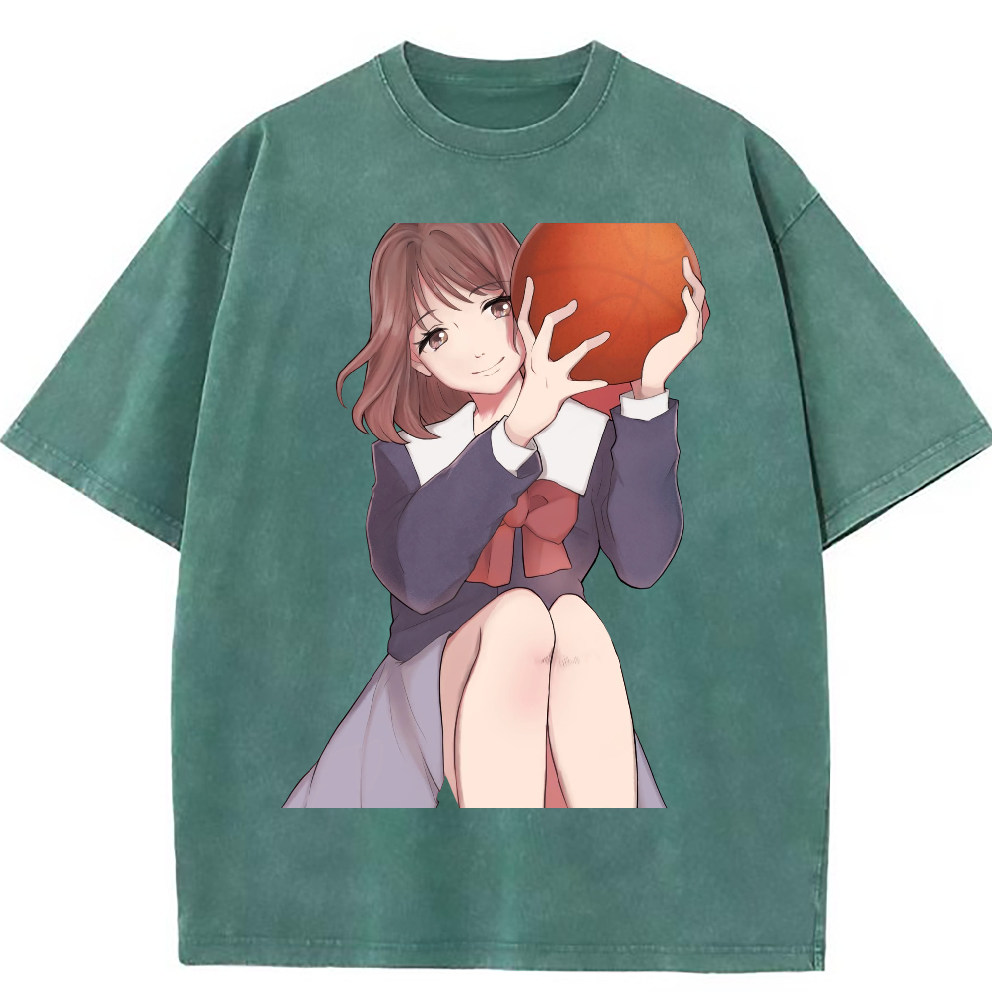 （画像用） SLAM DUNK／スラムダンク 綿100% ヴィンテージ風 半袖Tシャツ（フロントプリント）